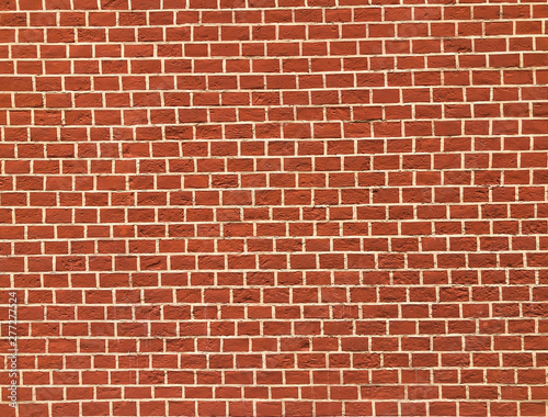 Background, red brick wall texture