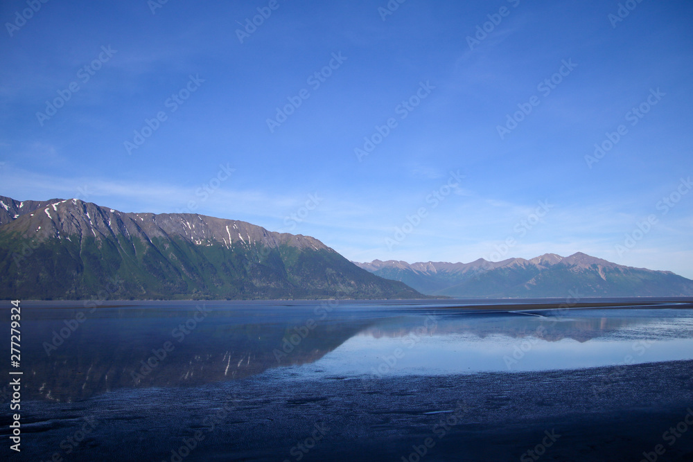 Alaska Lake and Mountains