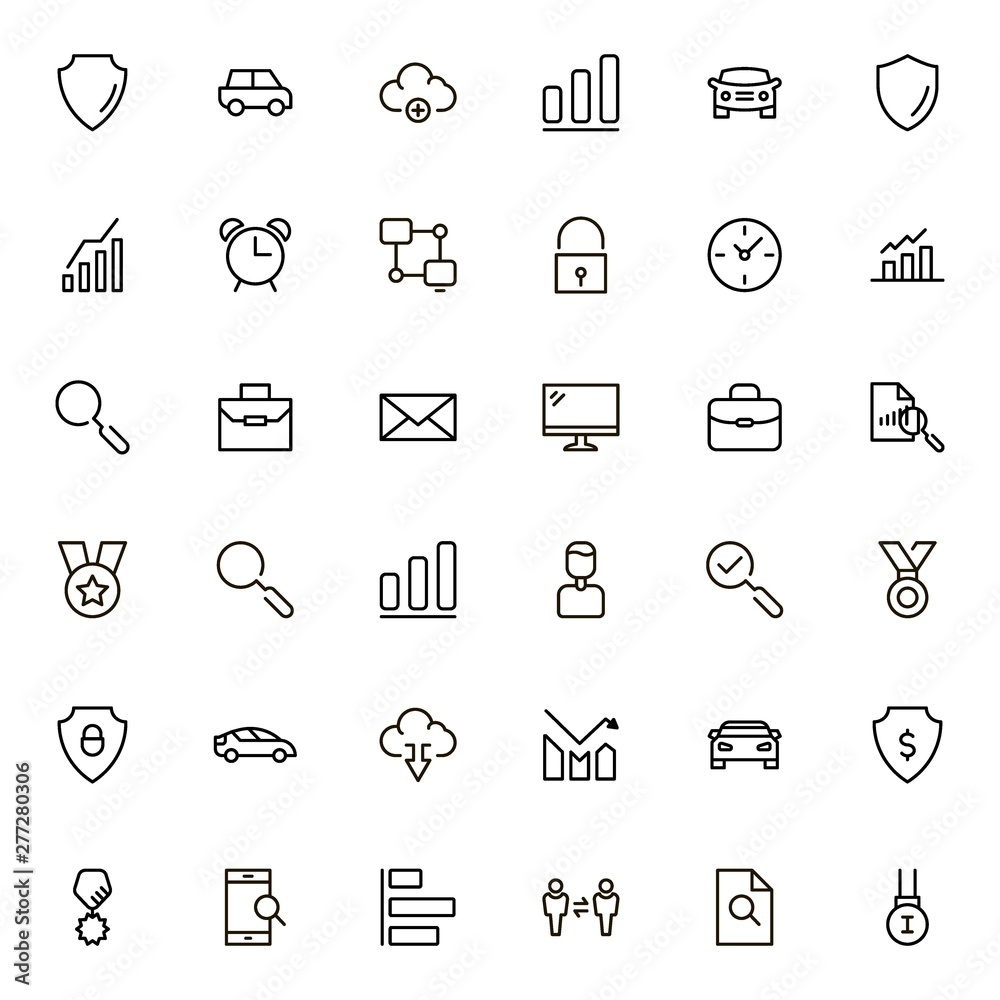 Line icon set