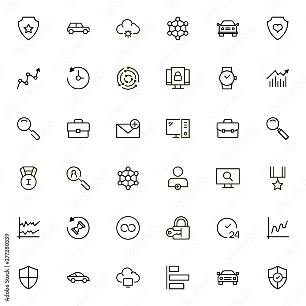 Line icon set