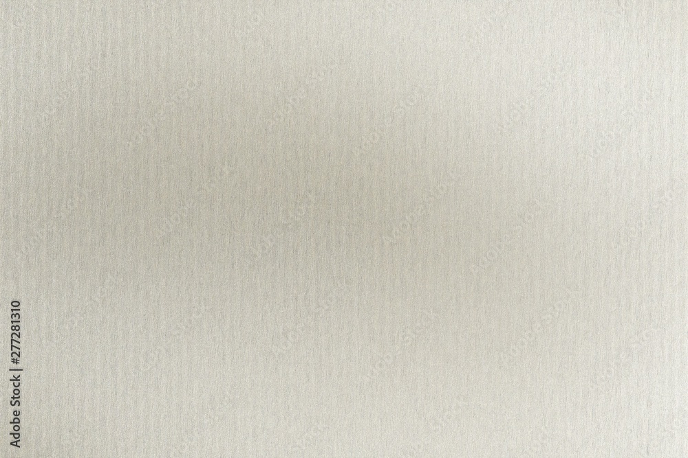 Fototapeta premium Brushed white metallic sheet, abstract texture background