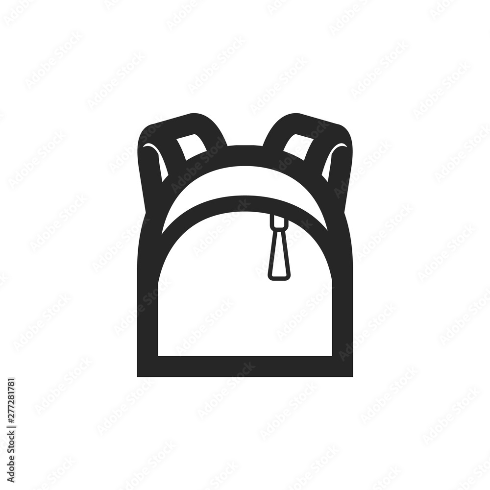 Outline Icon - School bag Outline Icon - School bag