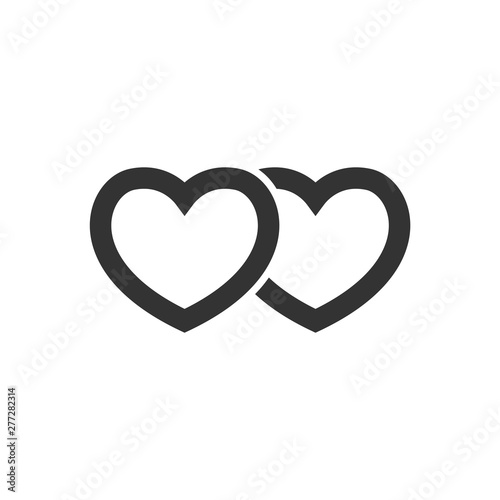 Outline Icon - Love Couple