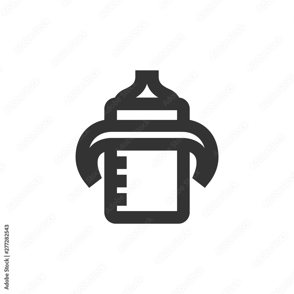 Obraz premium Outline Icon - Milk bottle