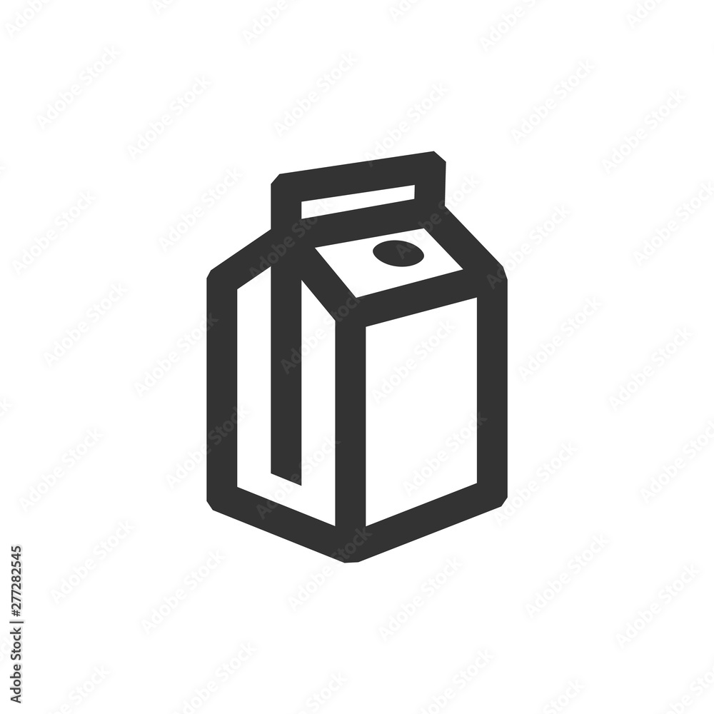 Outline Icon - Milk packaging Outline Icon - Milk packaging