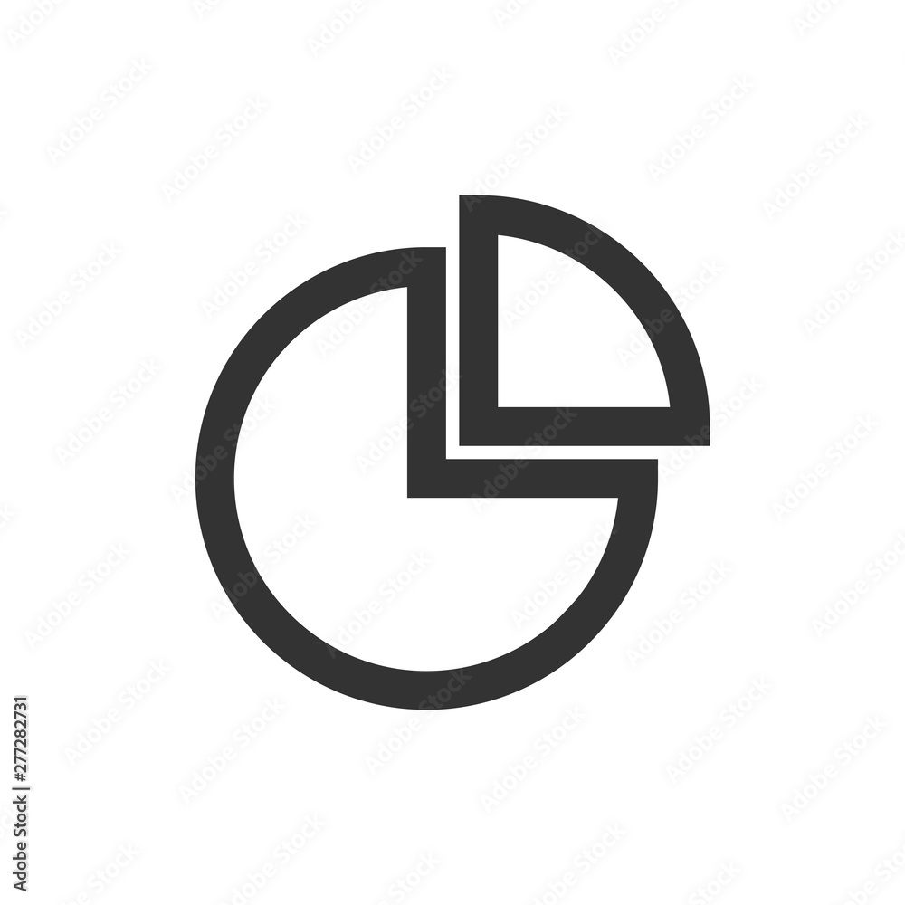Outline Icon - Pie chart Outline Icon - Pie chart