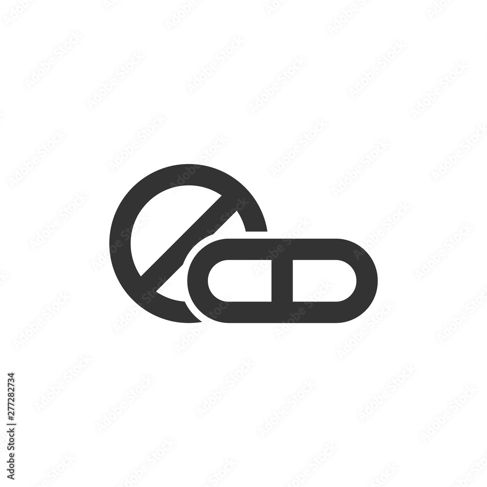 Outline Icon - Pills Outline Icon - Pills