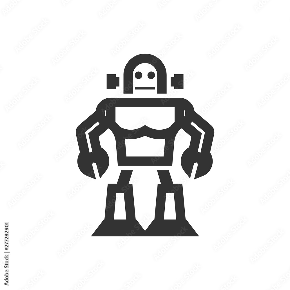 Outline Icon - Toy robot Outline Icon - Toy robot