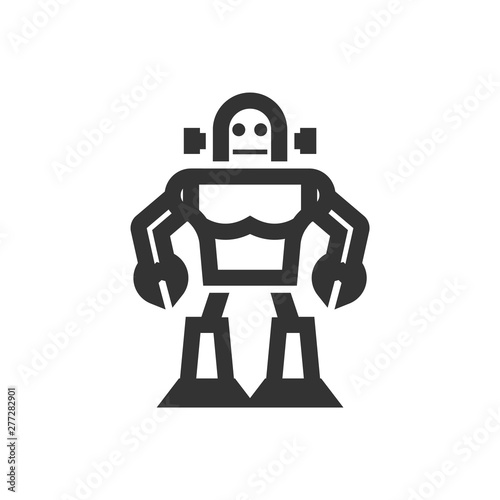 Outline Icon - Toy robot