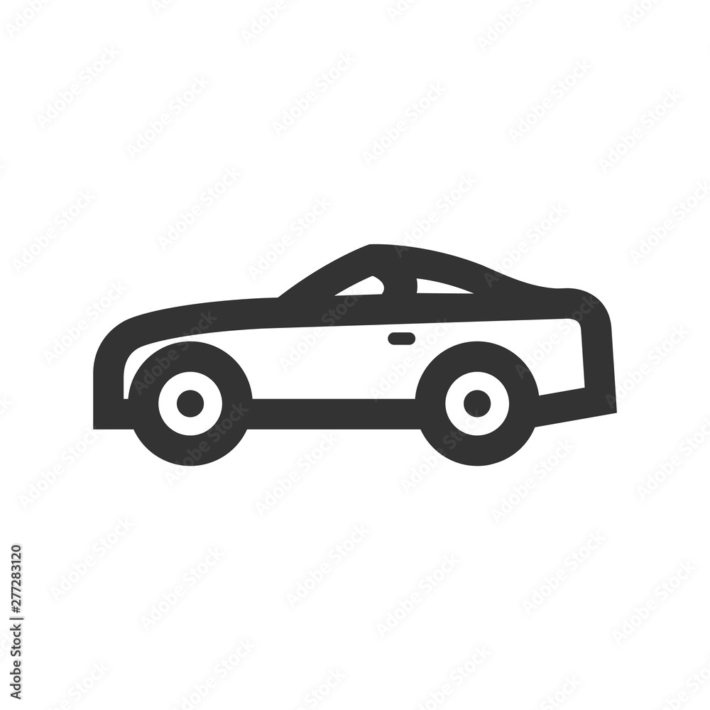 Outline Icon - Sport car