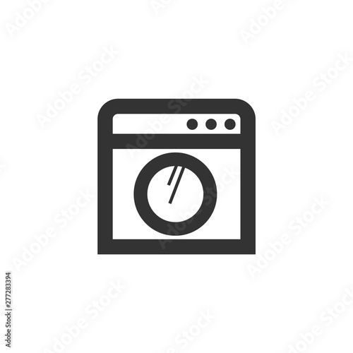 Outline Icon - Washing machine laundromat