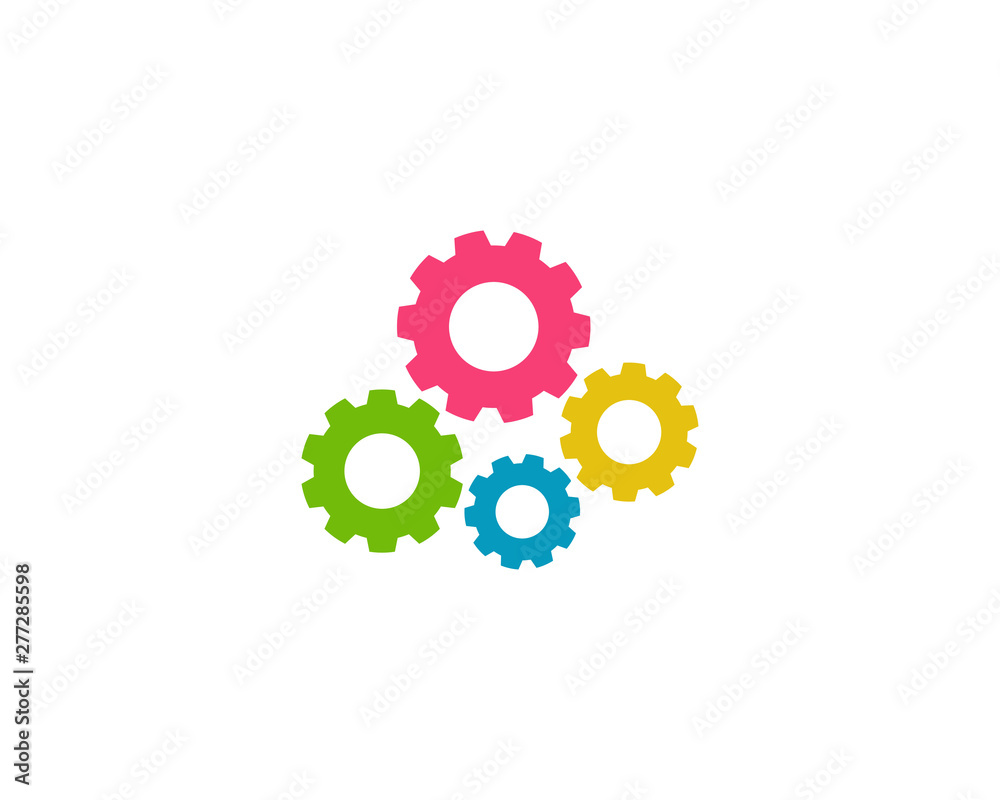 Gear Logo Template vector icon illustration Gear Logo Template vector icon illustration
