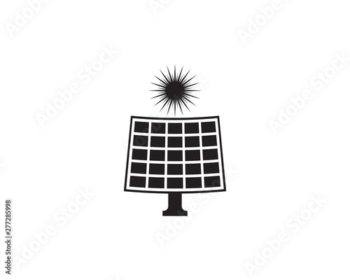 solar energy logo vector