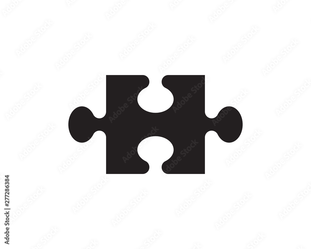 Puzzle vector icon template Puzzle vector icon template