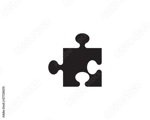 Puzzle vector icon template