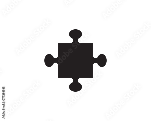 Puzzle vector icon template