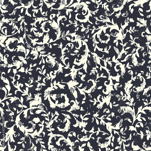 The seamless chintz design that is beautiful at irregularity,