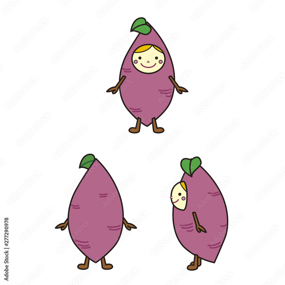 さつまいもキャラクター提案 Stock Illustration Adobe Stock