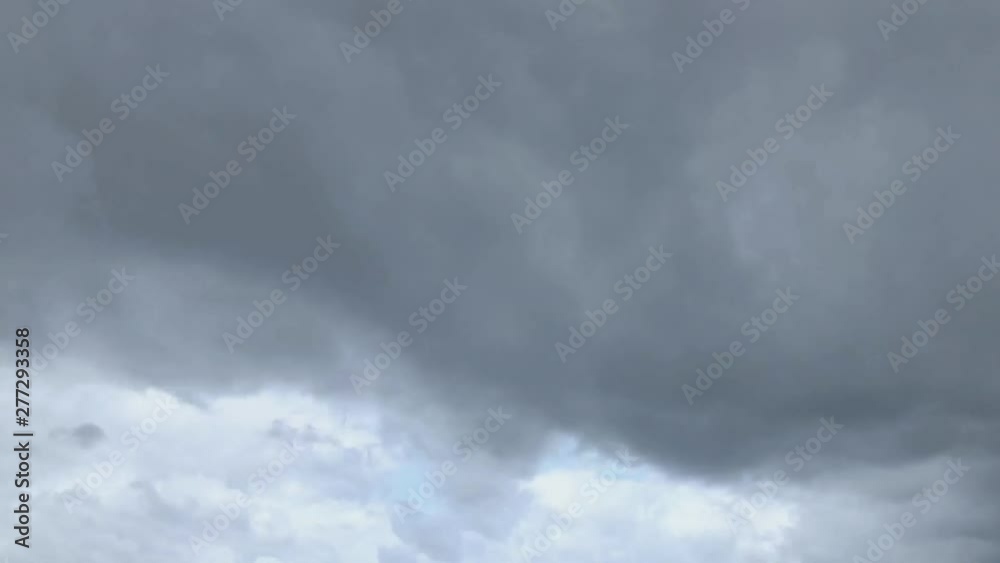 Large Gray Thunder and White sun Clouds Move Quickly Across The Sky Timelapse Video Large Gray Thunder and White sun Clouds Move Quickly Across The Sky Timelapse Video