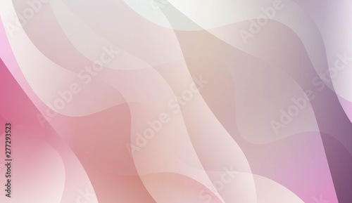 Abstract Waves. Futuristic Technology Style Background. For Futuristic Ad, Booklets. Vector Illustration with Color Gradient.