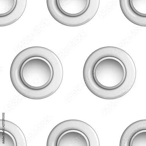 A Silver Eyelet Polka Dot Seamless Pattern