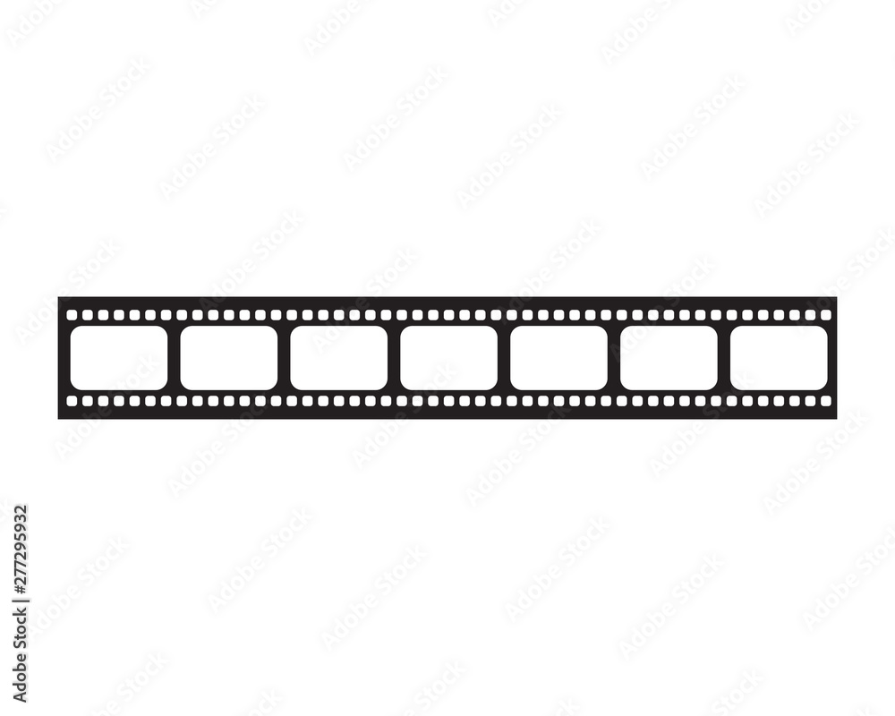 film strip logo vector