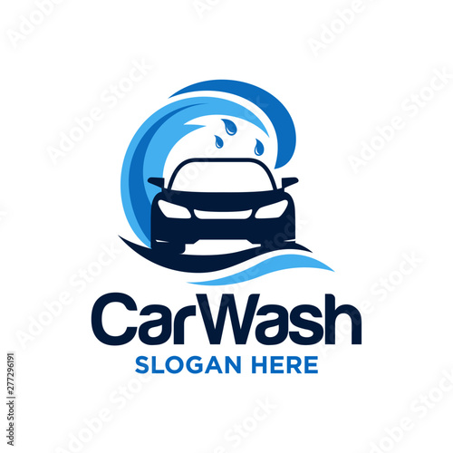 Car Wash Logo Design Vector Templates