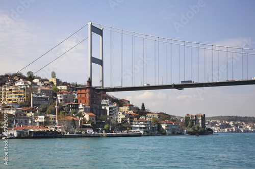Fatih Sultan Mehmet Bridge in Istanbul. Turkey © Andrey Shevchenko