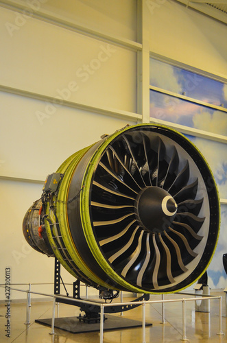 Boeing engine in Seattle Washington