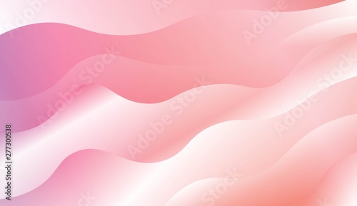 Template Modern Background With Curves Lines. Design For Cover Page, Poster, Banner Of Websites. Vector Illustration with Color Gradient.