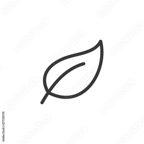 Leaf Nature icon template black color editable. Leaf Nature symbol vector sign isolated on white background. Simple logo vector illustration for graphic and web design.