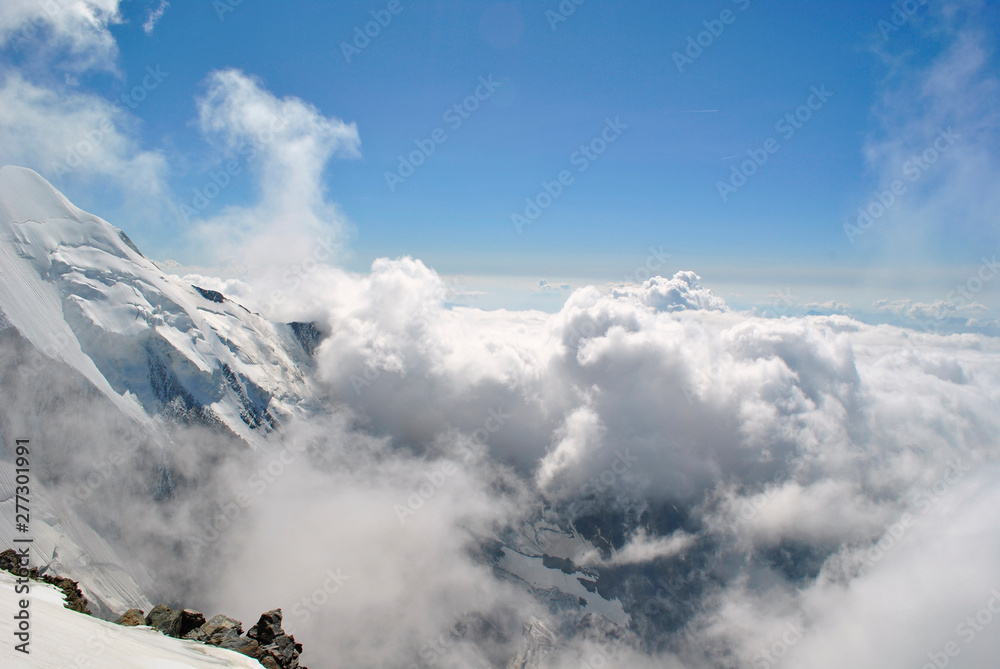 Mont blanc Chamonix France Gouter Mont blanc Chamonix France Gouter