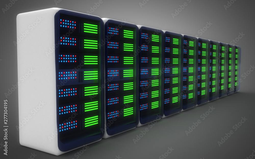 modern server concept. 3d illustration modern server concept. 3d illustration