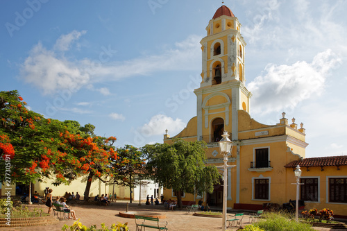 Trinidad, Cuba - July 19, 2018: A Spanish colonial church in Trinidad, Cuba photo