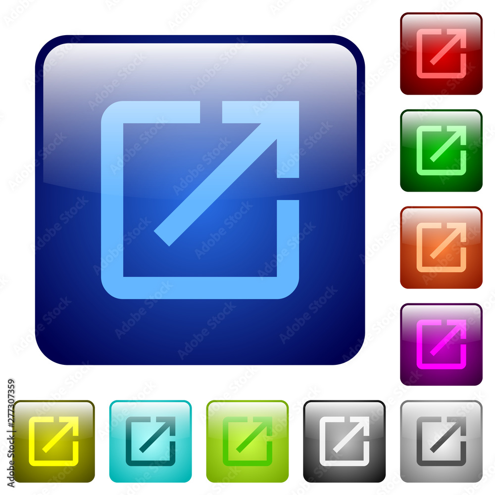 Launch application color square buttons Launch application color square buttons
