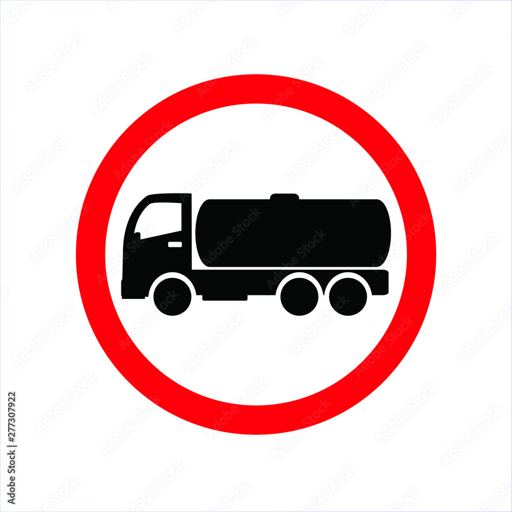 no lorry icon no truck transport sign vector no lorry icon no truck transport sign vector