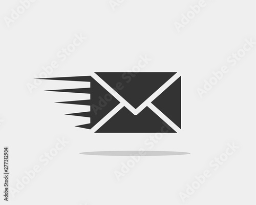 Envelope icons letter. Envelop icon vector template. Mail symbol element. Mailing label for web or print design.