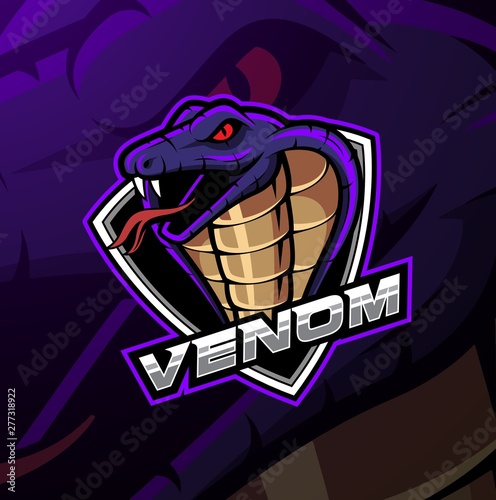 Cobra head mascot logo design