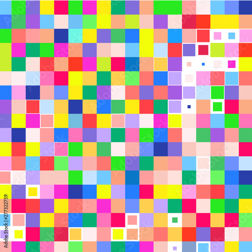 Mosaic of colorful squares © Olena