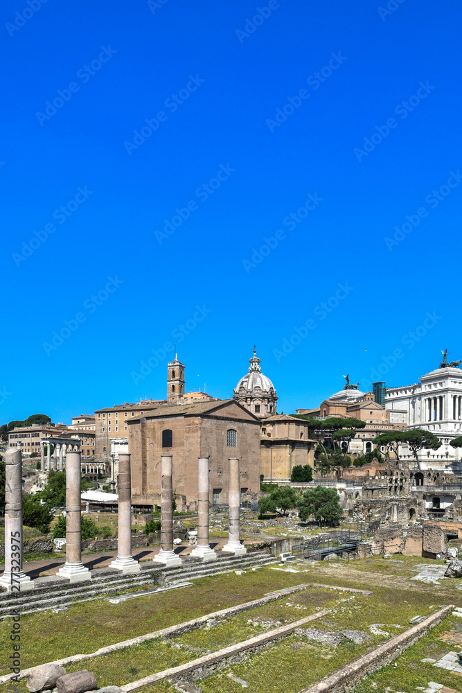 Blick auf die ewige Stadt Rom 