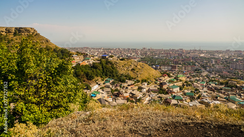 The village of Tarki at the foot of the mountain Tarki-Tau in the city of Makhachkala. This is one of the oldest settlements of Dagestan, was the capital of the Khazar Kaganate