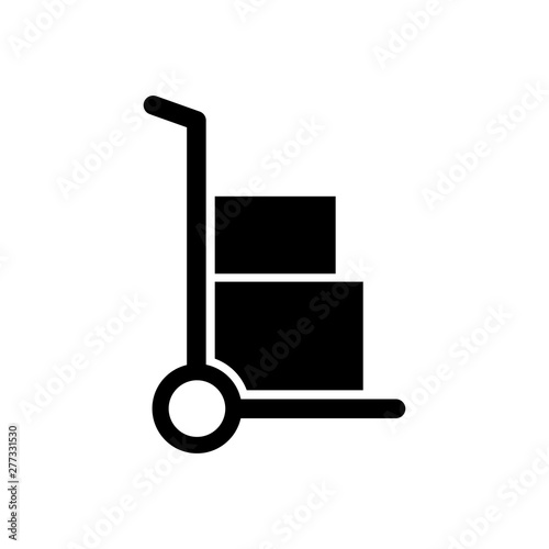 Handcart symbol icon vector illustration