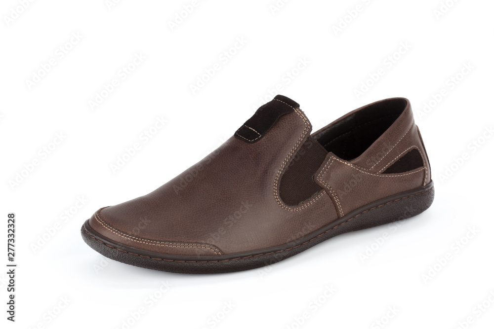 Male shoes ankle boots isolated on white background Male shoes ankle boots isolated on white background