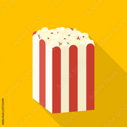 Isolated object of pack and popcorn sign. Collection of pack and pop stock symbol for web.