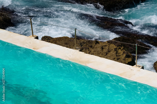 Canvas Print Bondi Beach Swimming Pool- sydney, Australia