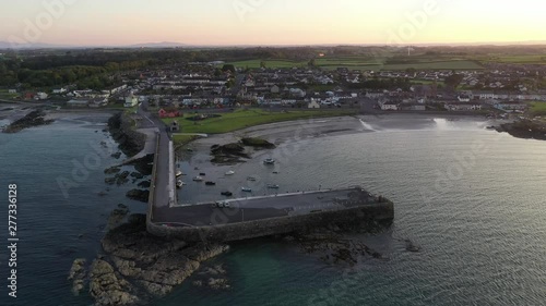 Drone footage of Ballywalter Northern Ireland photo