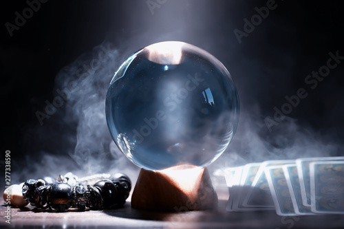 Crystal ball to predict the fate. Guessing for the future.