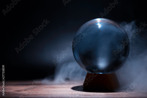 Crystal ball to predict the fate. Guessing for the future.