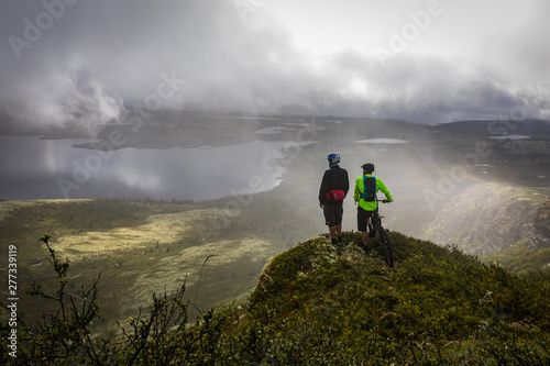 hikers on top of mountain © FotoKnoff