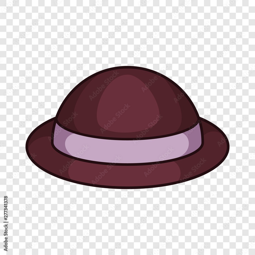 Lady hat icon. Cartoon illustration of lady hat vector icon for web design Lady hat icon. Cartoon illustration of lady hat vector icon for web design